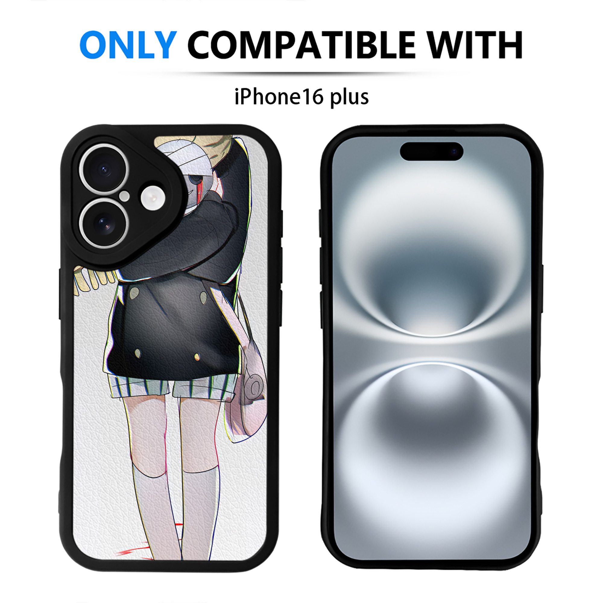 （画像用） 文豪ストレイドッグス Bungo Stray Dogs 【iPhone 16シリーズ対応】シリコンスマホケース（レザー調） 材質：シリコン